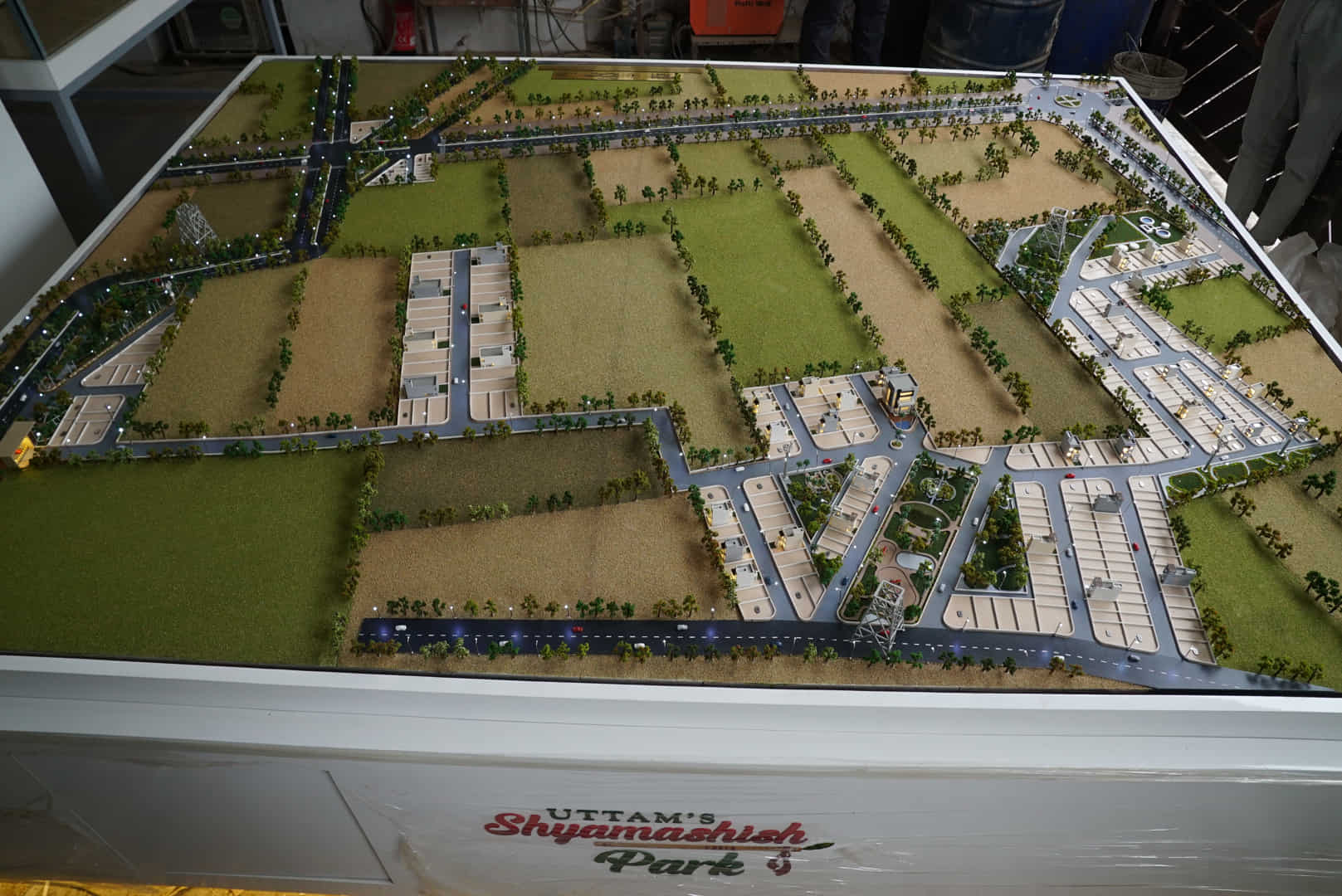 Uttam Shyamashish Park — low rise residential architectural scale model by RD Models
